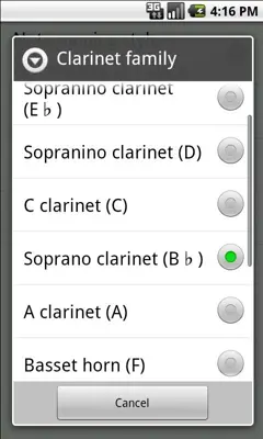 HowToPlay Clarinet android App screenshot 3